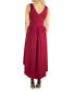 Women's Sleeveless Fit and Flare High Low Dress