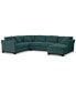 Фото #2 товара Elliot II 138" Fabric 3-Piece Chaise Sleeper Sectional, Created for Macy's