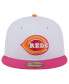 Фото #2 товара Men's White/Pink Cincinnati Reds 2003 Inaugural Season 59fifty Fitted Hat