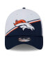 Головной убор бейсболка New Era мужская Белая, Темно-синяя Denver Broncos 2023 Sideline 39THIRTY Flex Hat Бело-синий, S/M - фото #5