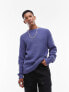 Topman fisherman jumper in blue