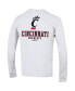 Men's White Cincinnati Bearcats Team Stack Long Sleeve T-shirt