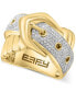 ფოტო #1 პროდუქტის EFFY® Diamond Belt Buckle Statement Ring (1/2 ct. t.w.) in 14k Gold