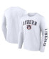 Фото #1 товара Men's White Auburn Tigers Distressed Arch Over Logo Long Sleeve T-shirt