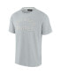 Men's and Women's Gray San Diego Padres Super Soft Short Sleeve T-shirt