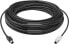 Фото #2 товара Logitech GROUP 15m Extender Cable - 15 m - 6-p Mini-DIN - 6-p Mini-DIN - Male - Male - Black