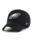 Фото #2 товара Men's Black Philadelphia Eagles Sure Shot Franchise Fitted Hat