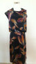 Фото #2 товара Платье женское Ellen Tracy с вставками из искусственной кожи Горчично-фиолетово-коричневое S