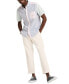 ფოტო #4 პროდუქტის Men's Classic-Fit Striped Seersucker Shirt