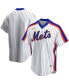Фото #1 товара Men's White New York Mets Home Cooperstown Collection Team Jersey