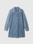 Kids Denim Western Shirtdress