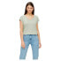 ფოტო #2 პროდუქტის PIECES Billo Solid short sleeve v neck T-shirt