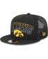 Men's Black Iowa Hawkeyes Grade Trucker 9FIFTY Snapback Hat