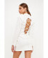 Фото #3 товара Women's Collared Dress with Open Back Detail
