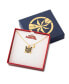 ფოტო #2 პროდუქტის s Captain Goose Inspired Yellow Gold Plated Cat Pendant Necklace