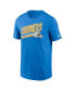 Фото #3 товара Men's Powder Blue Los Angeles Chargers Essential Blitz Lockup T-shirt