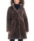 ფოტო #2 პროდუქტის Women's Faux-Fur Coat