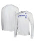 Men's White Duke Blue Devils Team Practice Performance Long Sleeve T-shirt