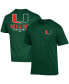 Men's Green Miami Hurricanes Stack 2-Hit T-shirt