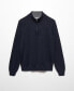 ფოტო #11 პროდუქტის Men's Neck Zipper Cotton Sweater