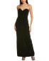 Фото #1 товара Ml Monique Lhuillier Strapless Gown Women's Black 2