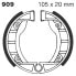 Фото #1 товара EBC Plain Series Organic 909 Brake Shoe