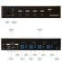 Фото #10 товара StarTech.com 4-Port DisplayPort KVM Switch - USB 3.0 - 4K 30Hz - 3840 x 2160 pixels - 4K Ultra HD - Rack mounting - 18 W - Black