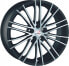 R-Style Wheels SR11 black matt front polished 8x18 ET35 - LK5/100 ML70.4