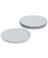 Фото #1 товара Spring Bliss Scalloped Salad Plates, Set of 4