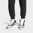 Фото #7 товара Кроссовки женские adidas neo Hoops 2.0 Mid черно-бело-золотые