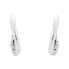 Minimalist silver earrings EA990W