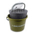 LINEAEFFE Fish Food Pail With Life Bait Bucket 12L