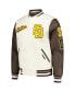 Фото #2 товара Men's Cream San Diego Padres Script Tail Wool Full-Zip Varity Jacket