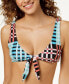 Minkpink 261477 Women's Penelope Polyester Tie-Front Bikini Top Swimwear Size S - фото #1