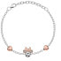 Matching silver bicolor bracelet Minnie Mouse BS00033TRWL- 55.CS