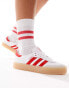 Adidas Originals Sambae trainers in white and red Разноцветный, 42.6 - фото #1