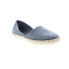 Фото #2 товара Miz Mooz Costa Womens Gray Canvas Slip On Loafer Flats Shoes 6