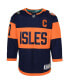 Big Boys Anders Lee Navy New York Islanders 2024 NHL Stadium Series Premier Player Jersey