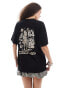 Dickies absarokee rodeo back print t-shirt in black Черный, XS - фото #3