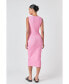 ფოტო #3 პროდუქტის Women's Ribbed Sleeveless Maxi Dress