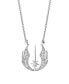 ფოტო #1 პროდუქტის The Jedi Order Diamond Pendant Necklace (1/10 ct. t.w.) in Sterling Silver
