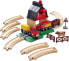 Фото #7 товара Brio World Railway Farm Set - Wooden Train with Farm, Animals and Wooden Rails - Toddler Toy Recommended for Children from the Age of 3
