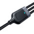 Фото #2 товара 3w1 Kabel przewód USB Multi-Use Series do Lightning USB-C micro USB 30cm czarny