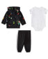 Фото #2 товара Костюм для малышей Adidas набор - куртка, комбинезон и брюки, 3 предмета