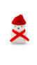 Suede gift box Snowman KDET26
