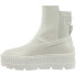 Фото #4 товара Puma Fenty By Rihanna Chelsea Combat Booties Womens White Casual Boots 366266-02