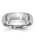 Фото #1 товара Cobalt Satin Half Round Wedding Band Ring