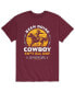 Фото #1 товара Men's Yellowstone Cowboy T-shirt