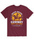 ფოტო #1 პროდუქტის Men's Yellowstone Cowboy T-shirt