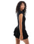 COLLUSION ruffle mini dress